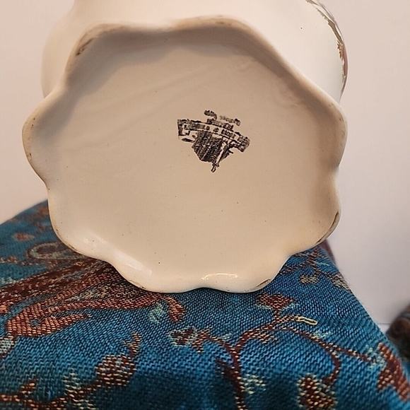 The House Of Webster Ceramics Prussian Covered Biscuit Jar Roses - Picture 9 of 12